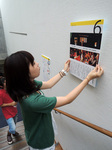 学園祭 展示準備のようす2